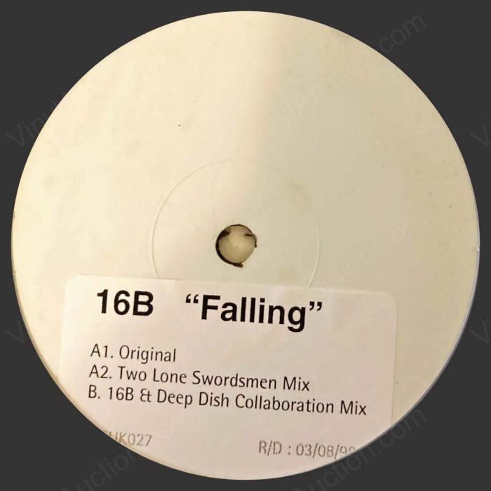 16b ‎– Falling (vinyl, 12″, Promo, White Label) 12-inch-vinyl Va1702356813