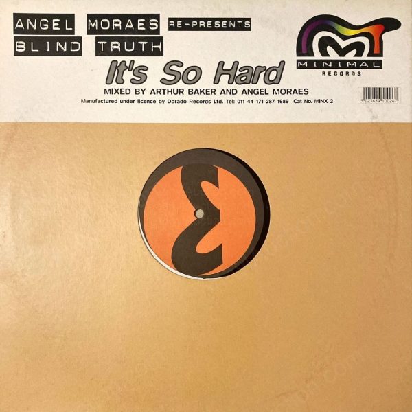 Angel Moraes – It’s So Hard (12 inch Vinyl, 1996) 12-Inch Vinyl VinylAuction