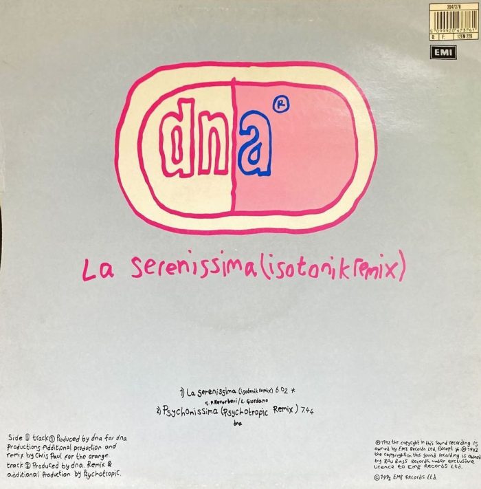 DNA – Blue Love (Call My Name) (Remixes) (12 inch Vinyl, 1992) 12-Inch Vinyl VinylAuction