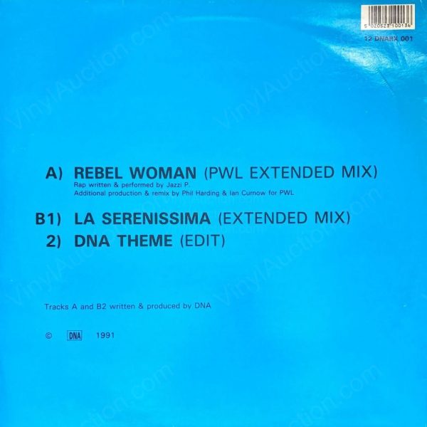 DNA – Rebel Woman (12 inch Vinyl, 1991) 12-Inch Vinyl VinylAuction