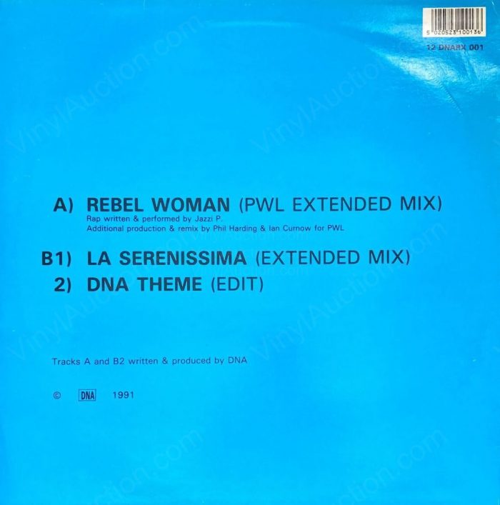 DNA – Rebel Woman (12 inch Vinyl, 1991) 12-Inch Vinyl VinylAuction