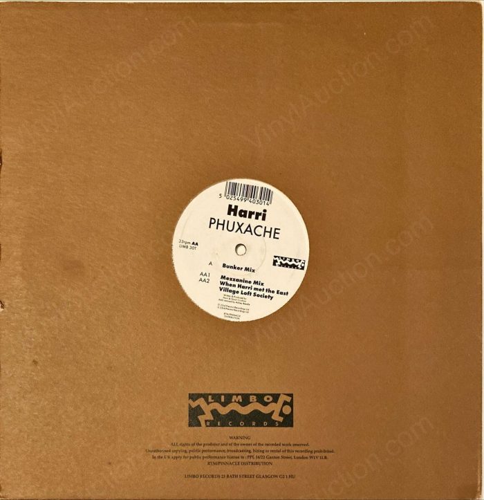 Harri – Phuxache (12 inch Vinyl, 1994) 12-Inch Vinyl VinylAuction