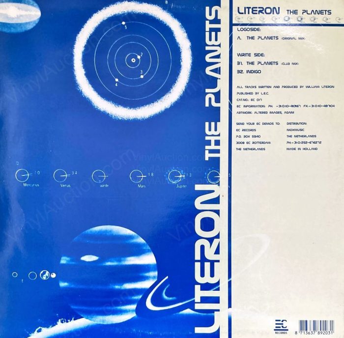 Literon – The Planets (12 inch Vinyl, 1997) 12-Inch Vinyl VinylAuction