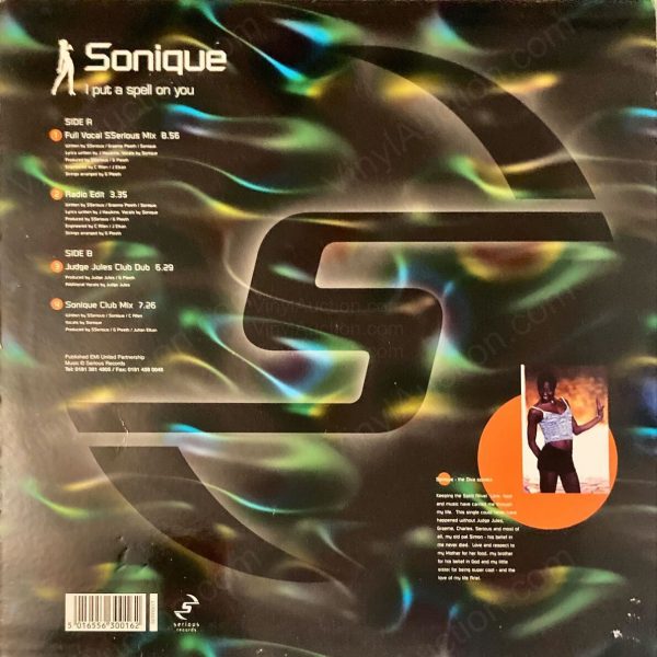 Sonique – I Put A Spell On You (12 inch Vinyl, 1998) 12-Inch Vinyl VinylAuction