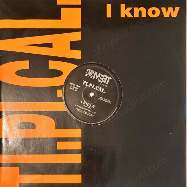 Ti.Pi.Cal. – I Know (12″ Vinyl, 1993) 12-Inch Vinyl VinylAuction