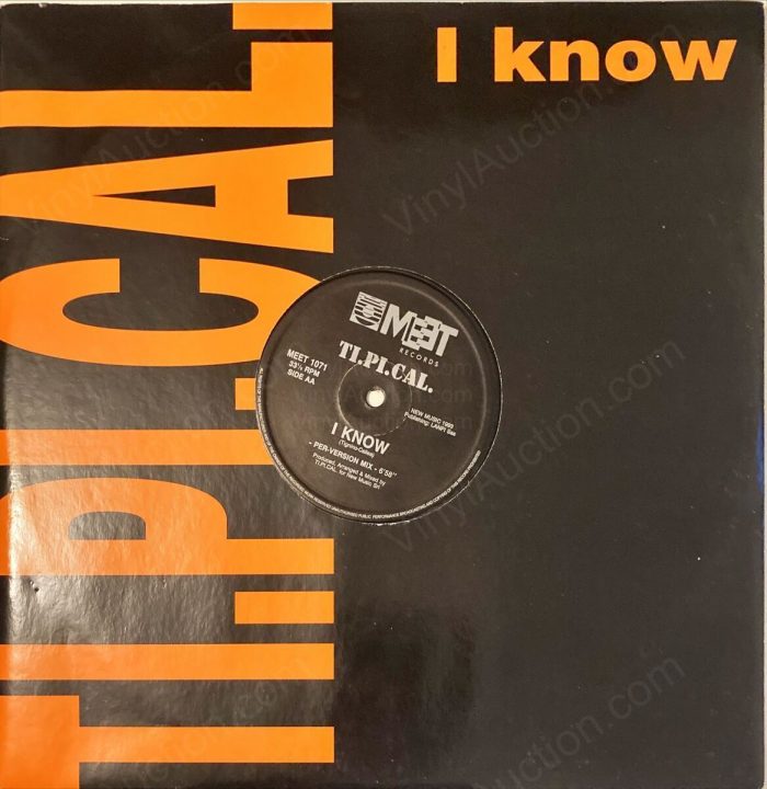 Ti.Pi.Cal. – I Know (12″ Vinyl, 1993) 12-Inch Vinyl VinylAuction