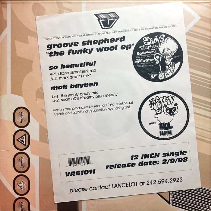 Groove Shepherd – The Funky Wool EP (12 inch Vinyl, 1998) 12-Inch Vinyl VinylAuction