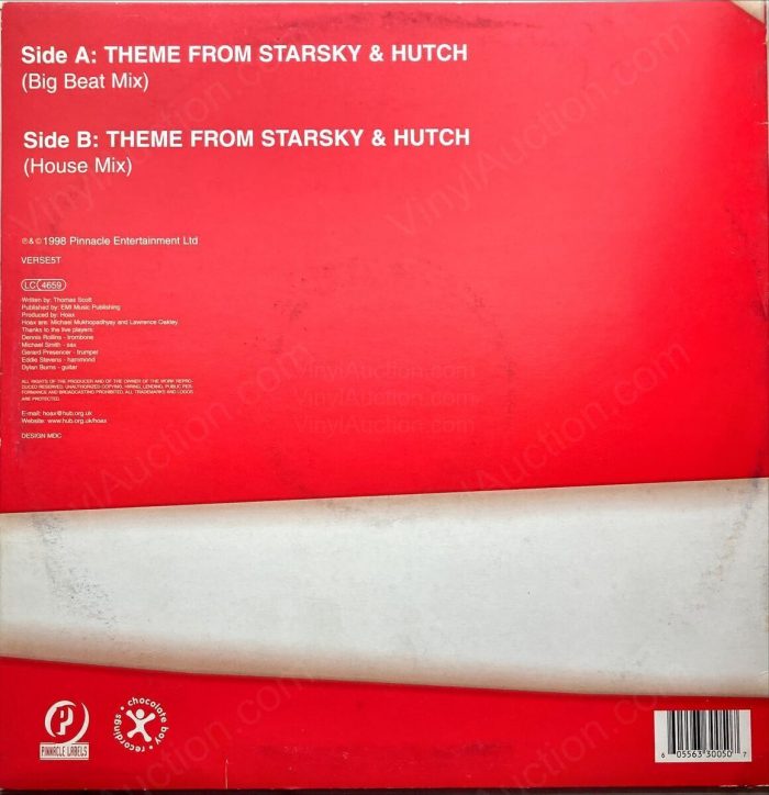 Hoax  – The Theme From Starsky & Hutch (12 inch Vinyl, 1998) 12-Inch Vinyl VinylAuction