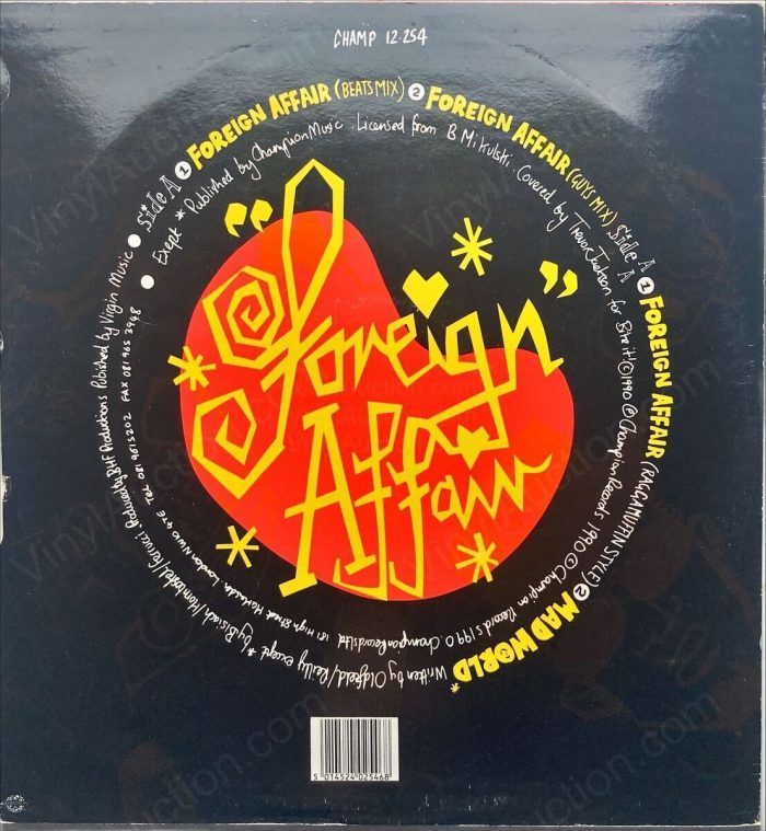 J.T. And The Big Family – Foreign Affair (12 inch Vinyl, 1990) 12-Inch Vinyl VinylAuction