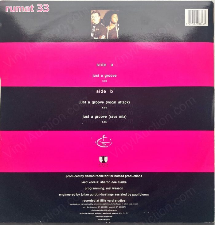 Nomad – Just A Groove  (12 inch Vinyl, 1991) 12-Inch Vinyl VinylAuction