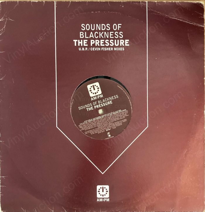 Sounds Of Blackness – The Pressure (U.B.P. / Cevin Fisher Mixes) (12 inch Vinyl, 1998) 12-Inch Vinyl VinylAuction