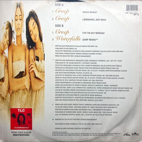 TLC – Creep ’96 (12 inch Vinyl, 1996) R&B VinylAuction