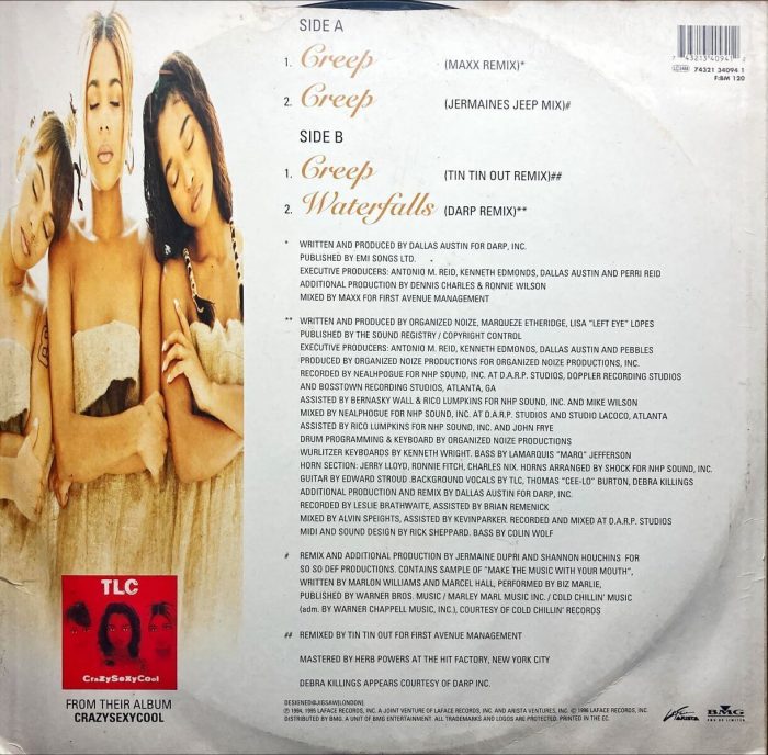 TLC – Creep ’96 (12 inch Vinyl, 1996) R&B VinylAuction